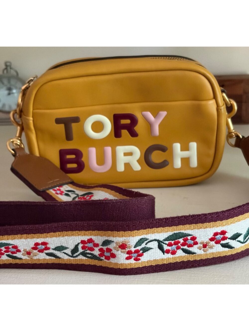 Tory Burch Perry High Frequency Leather Crossbody / Shoulder Handbag - Picture 14 of 15